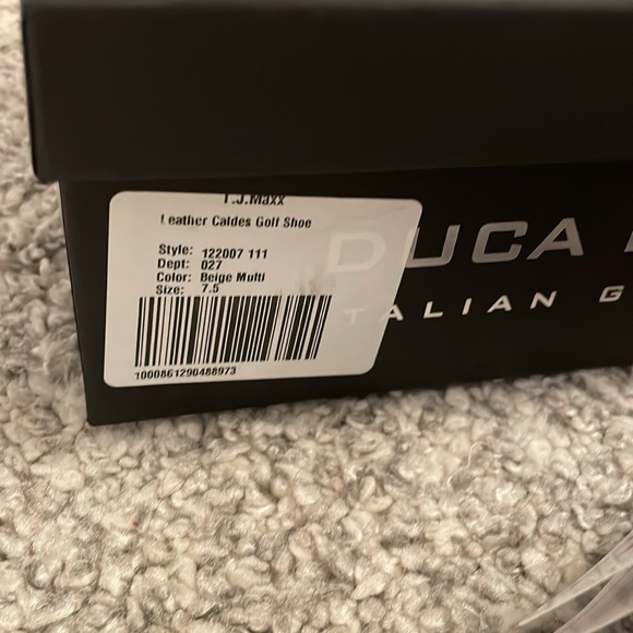 Duca Del Cosma Caldes Women's Golf Shoe - Beige/Flower - Picture 7 of 9